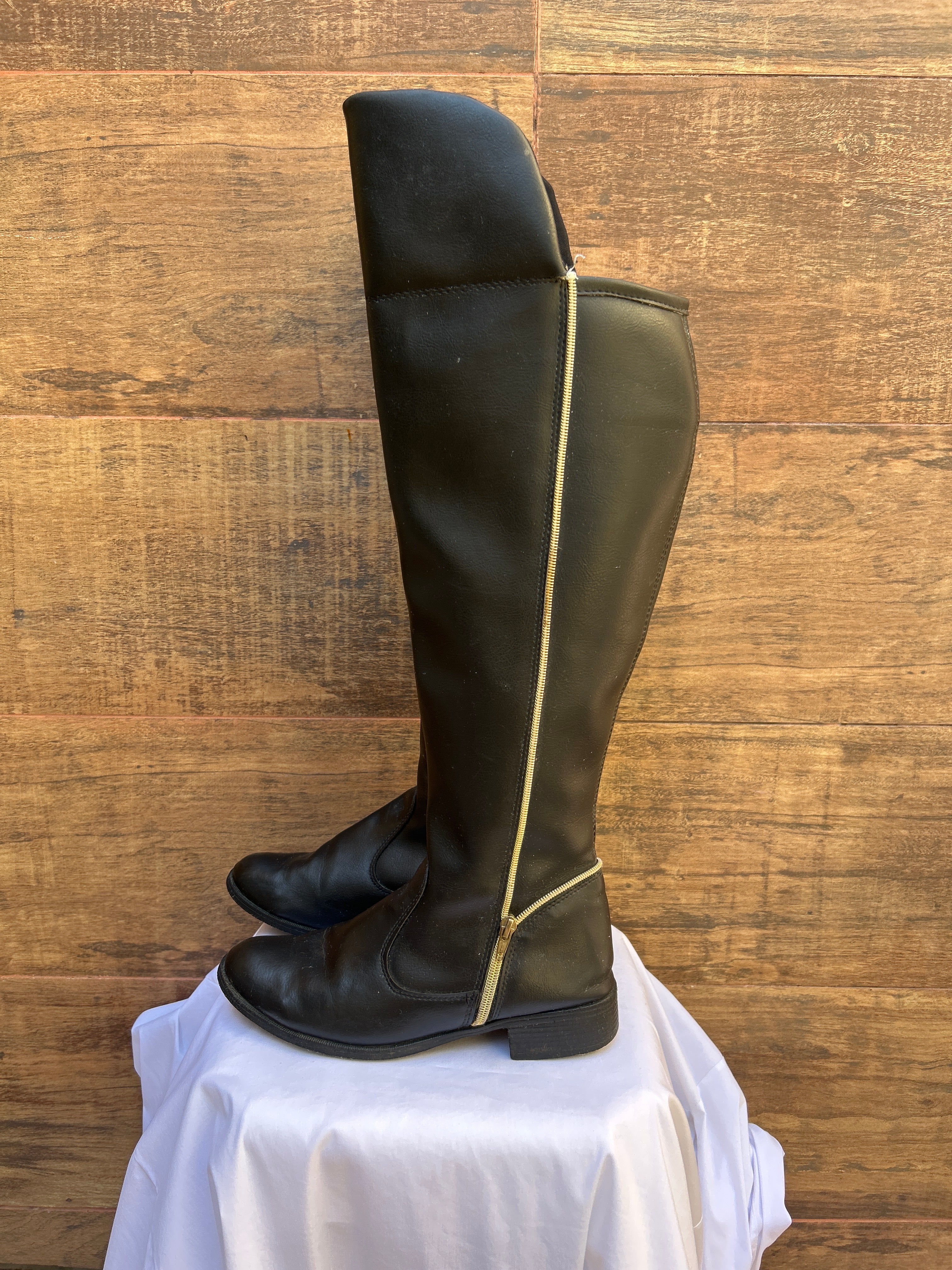 Bota Over Couro Sintético Tam 38