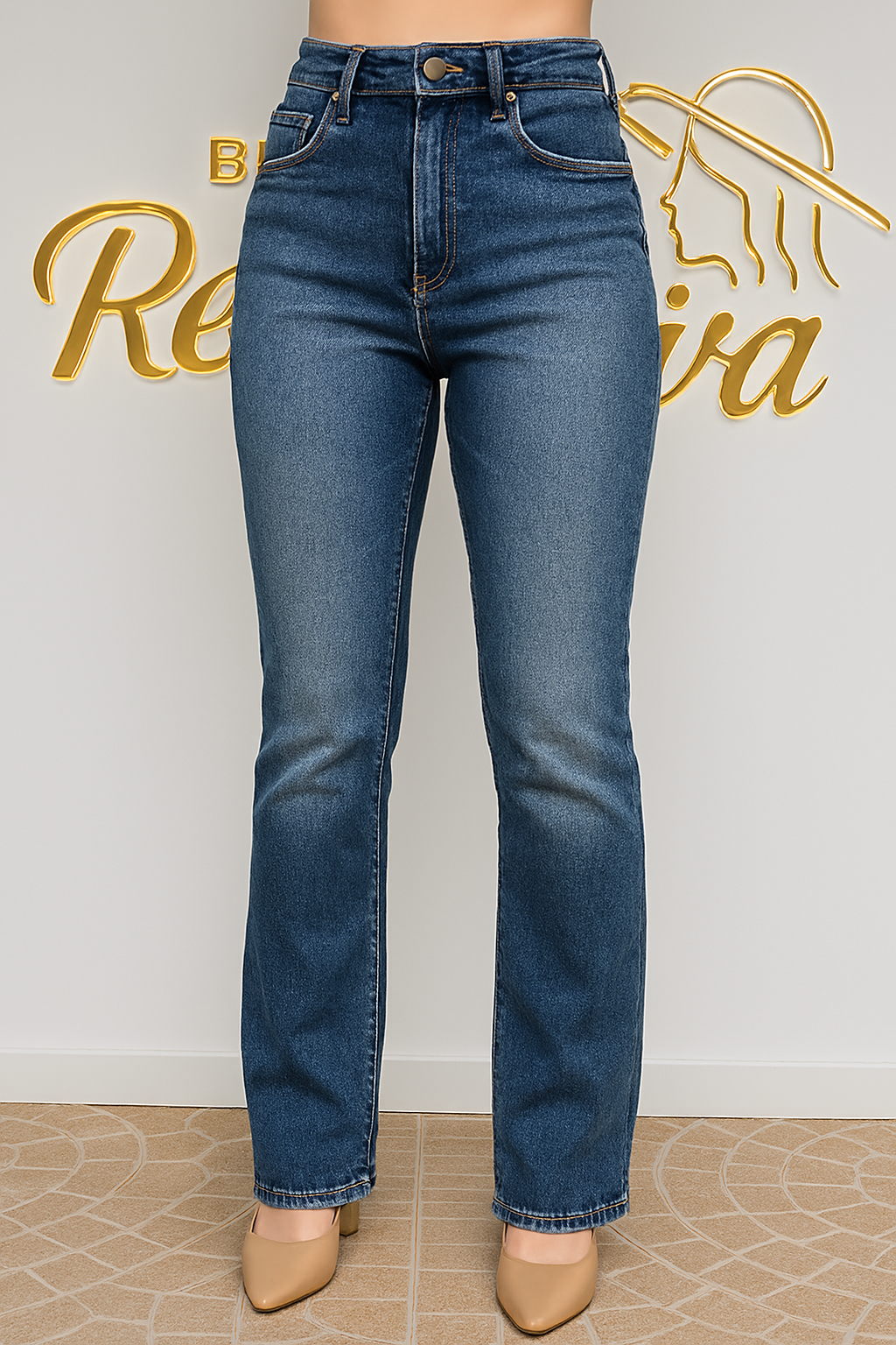 Calça Jeans Cintura Alta TAM - 38
