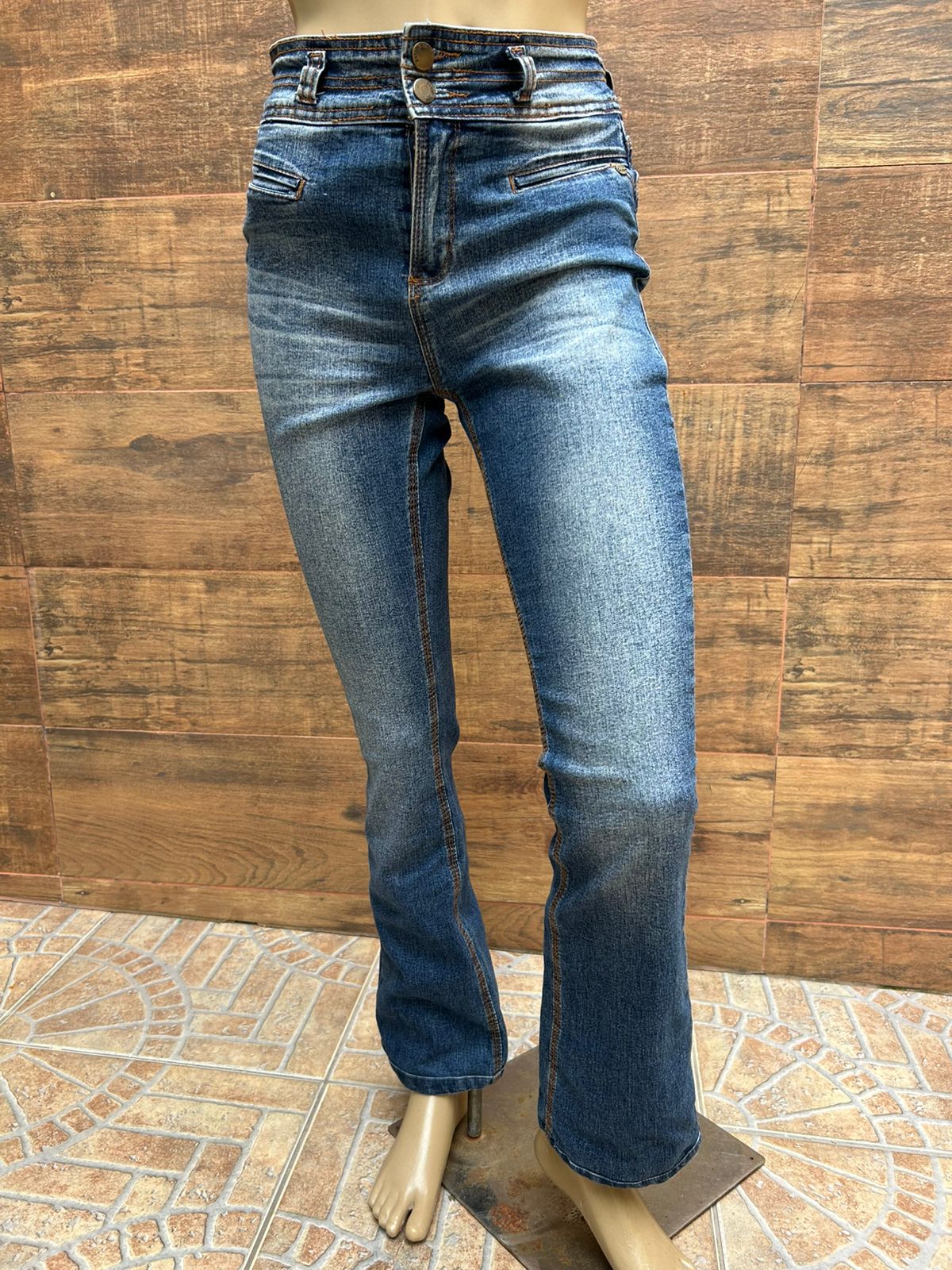 Calça Jeans Cintura Alta TAM - 38