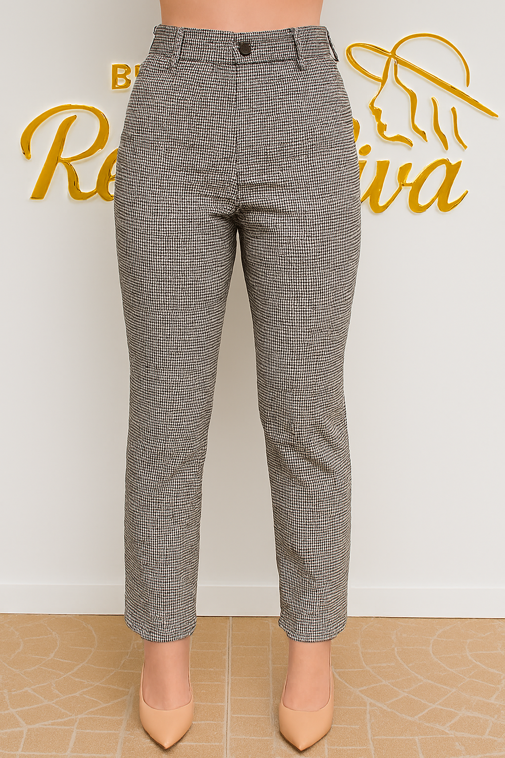 Calça Xadrez Alfaiataria - TAM 40