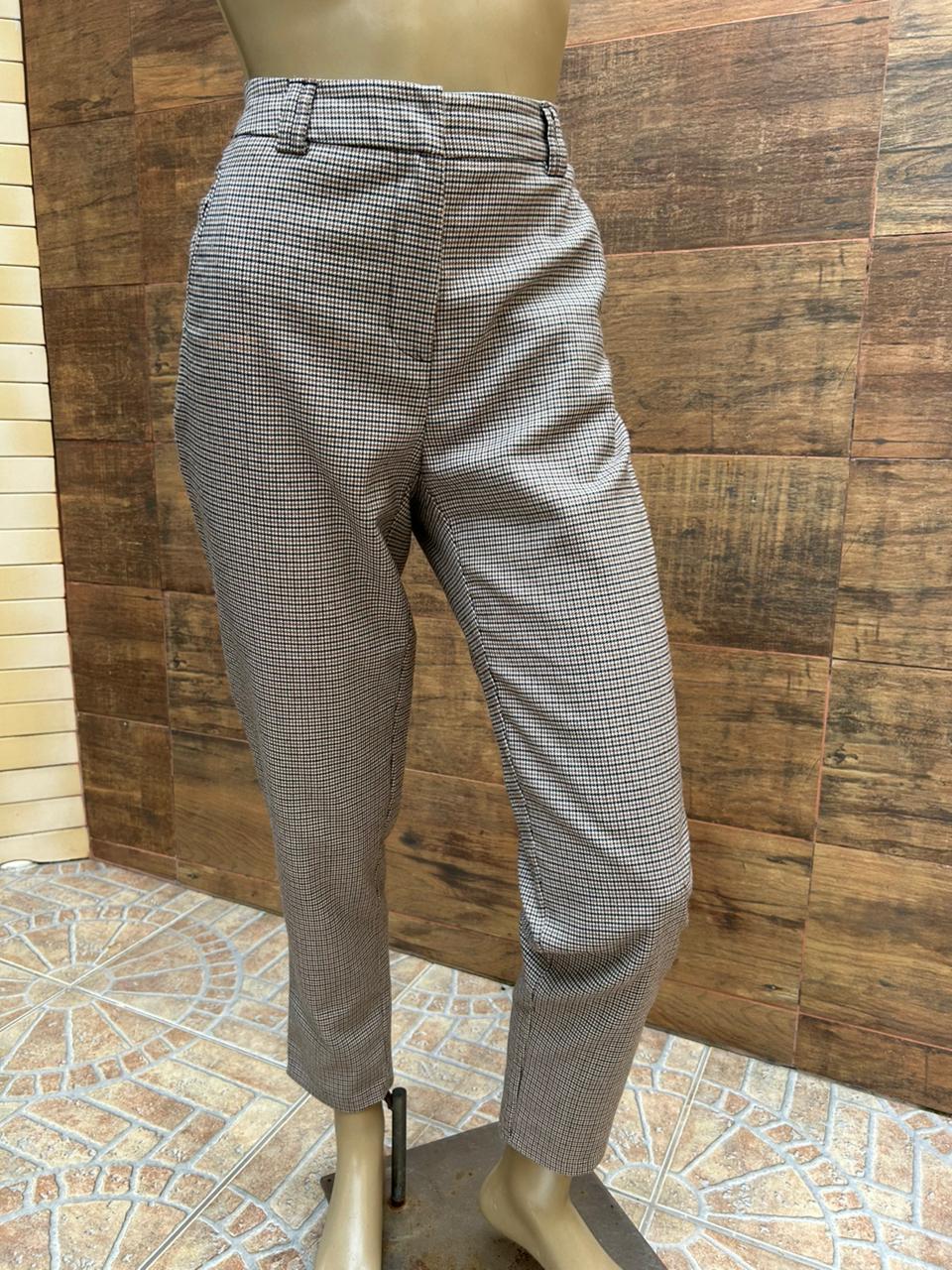 Calça Xadrez Alfaiataria - TAM 40