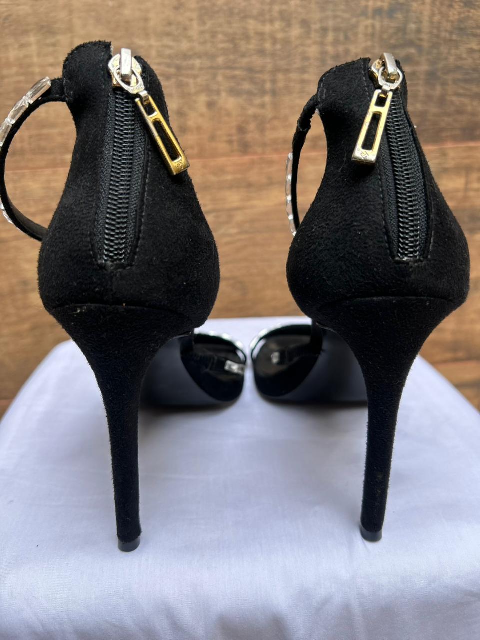 Sandália Cristofoli Preta com Pedrarias – nr 38