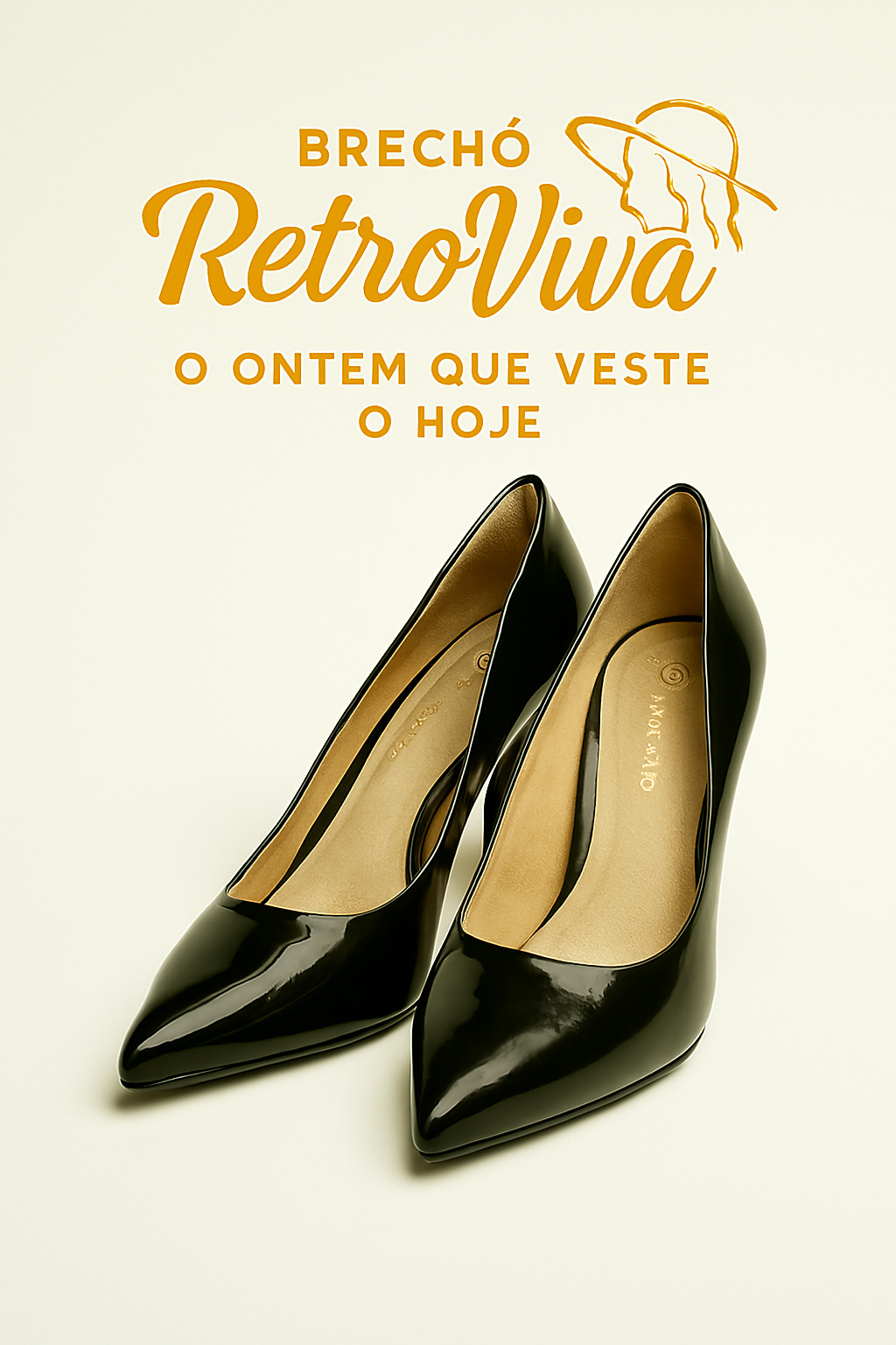 Scarpin Capadarte  Verniz Preto – Clássico e Sofisticado - Nr 38