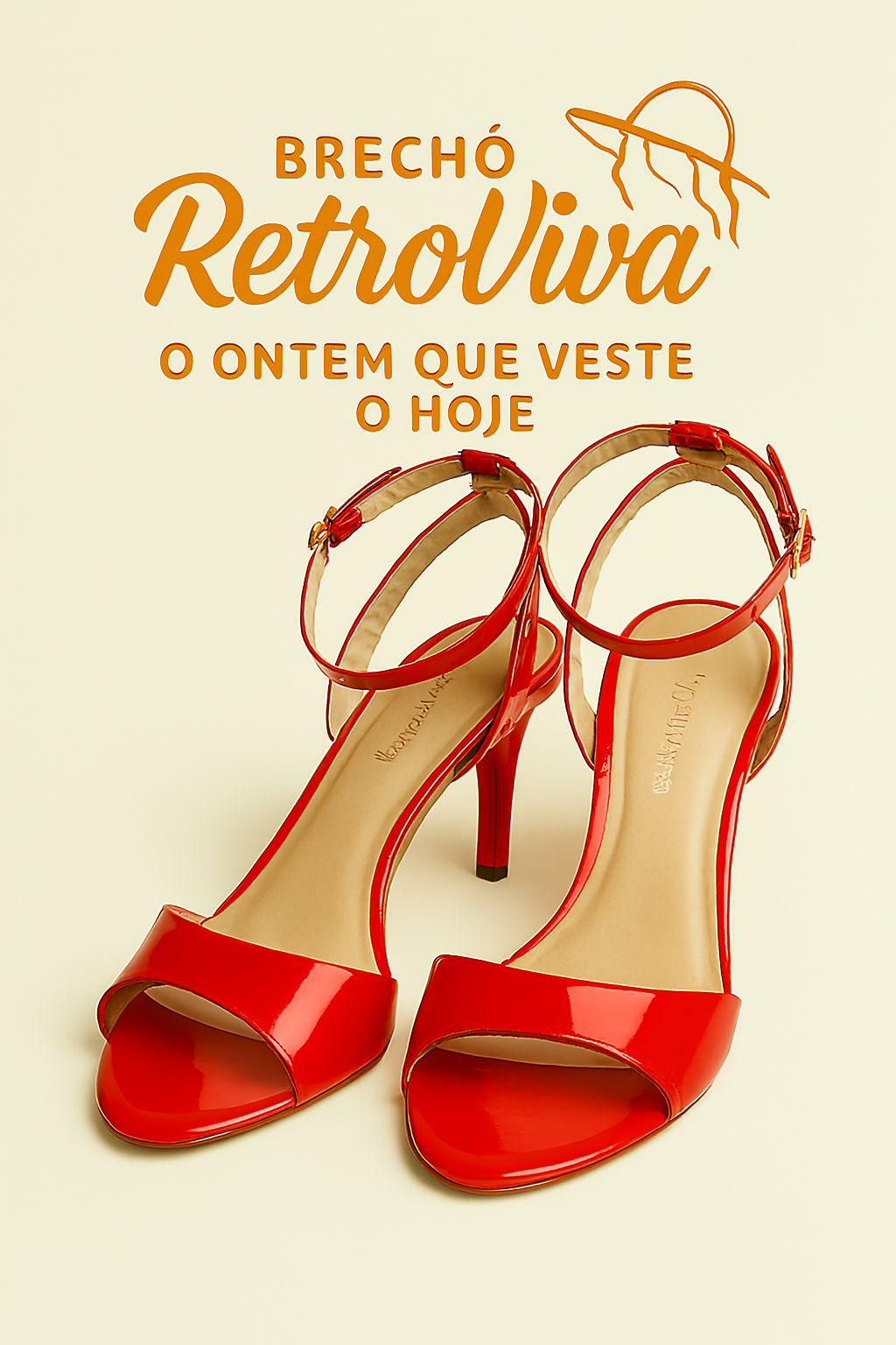 Sandália Vera Moreno Vermelha – Poder e Sofisticação - Nr 37