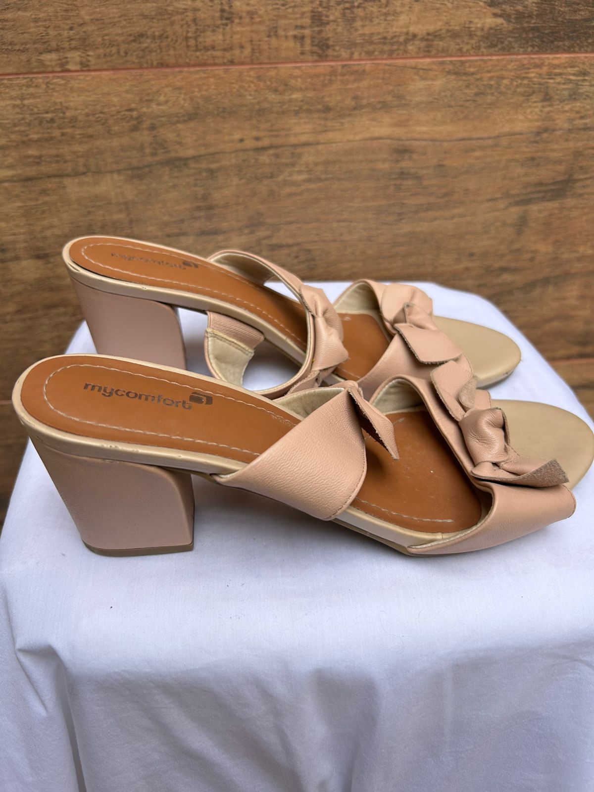 Sandália MyComfort Bege – Delicadeza e Conforto - Nr 38