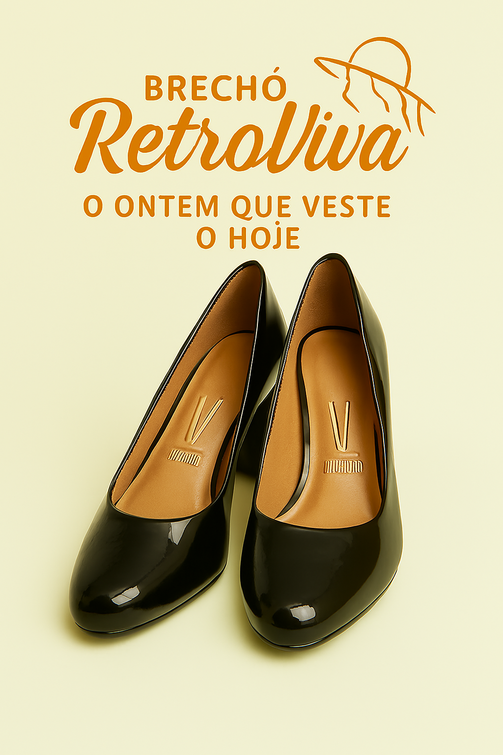 Scarpin Vizzano Preto Verniz – Clássico e Atemporal - Nr 38