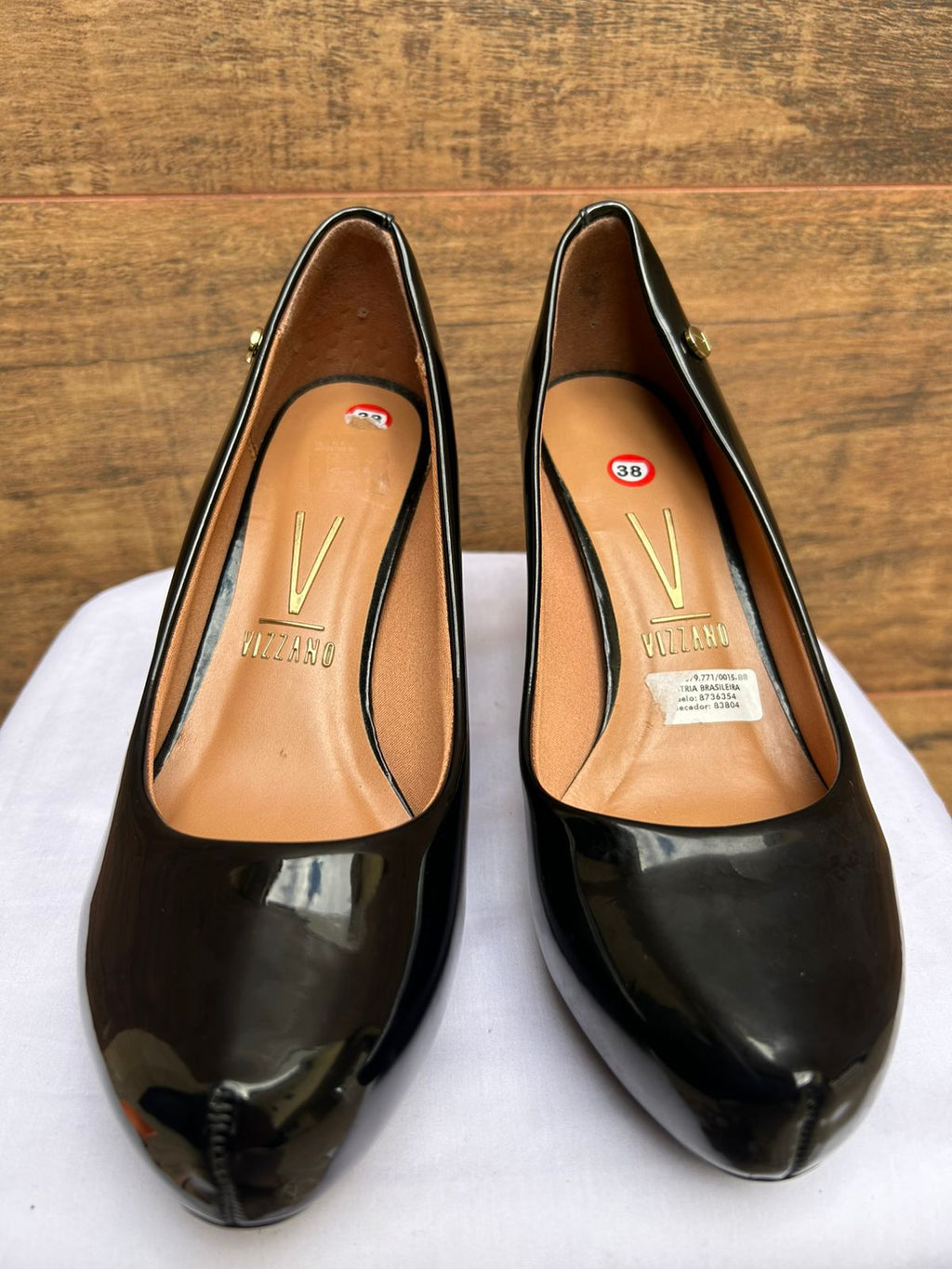 Scarpin Vizzano Preto Verniz – Clássico e Atemporal - Nr 38